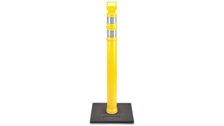 45″ Yellow Delineator Post w/o Base With Reflective Lines | Rental 45″ Yellow Delineator Post w/o Base With Reflective Lines | Rental