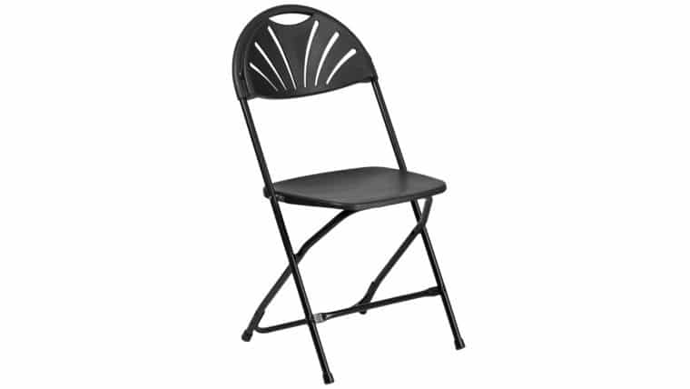 Fiesta Folding Chair – Fan Back – Black | Rental Fiesta Folding Chair – Fan Back – Black | Rental