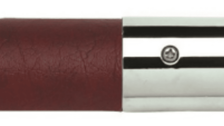 6′ Maroon Naugahyde Stanchion Rope w/Polished Chrome Ends | Rental