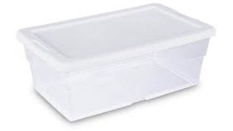1.625-Gallon Clear Shoe Box with Standard Snap Lid | Rental 1.625-Gallon Clear Shoe Box with Standard Snap Lid | Rental