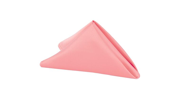 Lamour Satin Napkin 20″x20″ – Coral | Rental Lamour Satin Napkin 20″x20″ – Coral | Rental