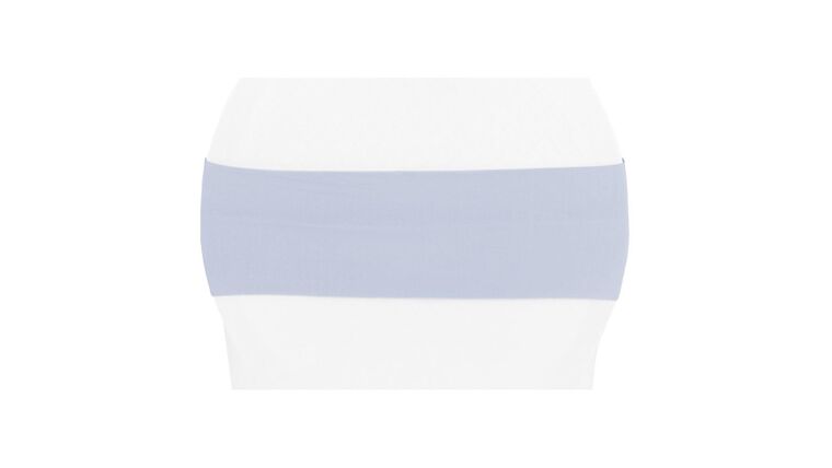 Spandex Chair Band – Dusty Blue | Rental