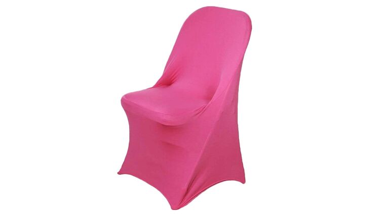 Spandex Folding Chair Cover – Fuchsia | Rental Spandex Folding Chair Cover – Fuchsia | Rental