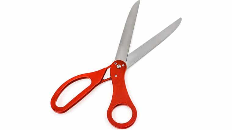 25″ Deluxe Grand Opening Scissors – Red | Rental 25″ Deluxe Grand Opening Scissors – Red | Rental