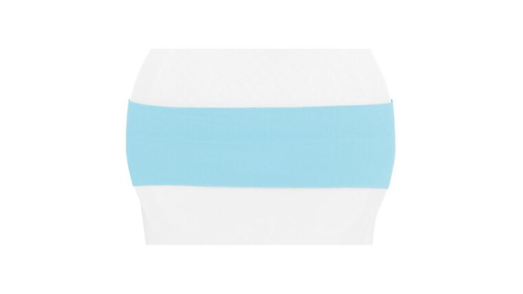 Spandex Chair Band – Baby Blue | Rental