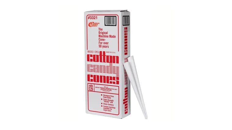 50 Plain White Cotton Candy Cones | Rental 50 Plain White Cotton Candy Cones | Rental