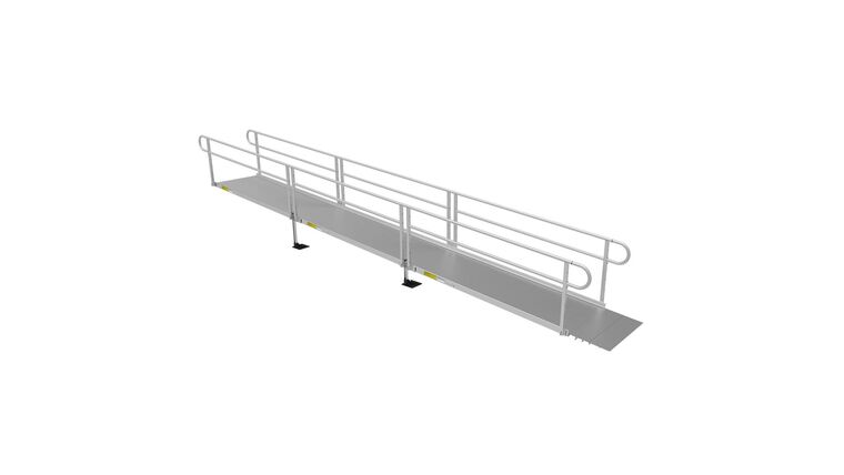24′ L x 3′ W Solid Surface EZ-ACCESS® PATHWAY® Solo Ramp | Rental