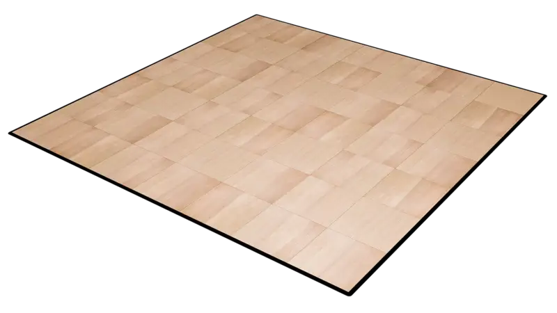 27′ x 27′ Light Maple Dance Floor | Rental