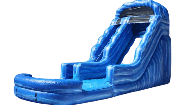 14ft Blue Inflatable Wave Water Slide | Rental 14ft Blue Inflatable Wave Water Slide | Rental