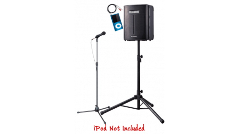 Roland Battery Powered Speaker With Microphone | Rental Roland Battery Powered Speaker With Microphone | Rental