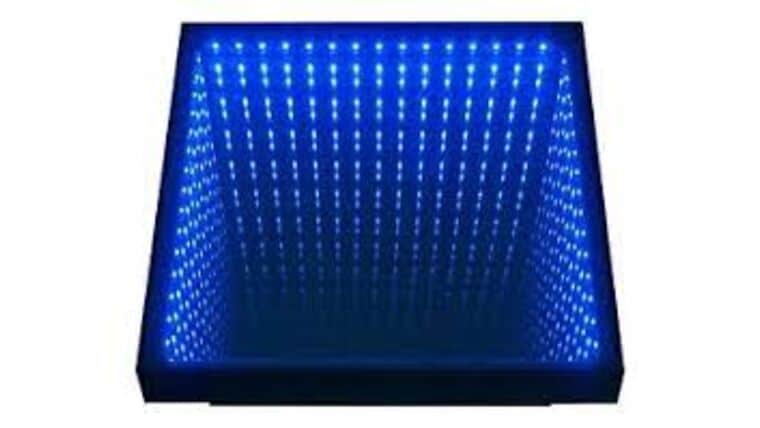 2’ x 2′ LED Infinity Illuminated Mirror Dance Floor Piece | Rental