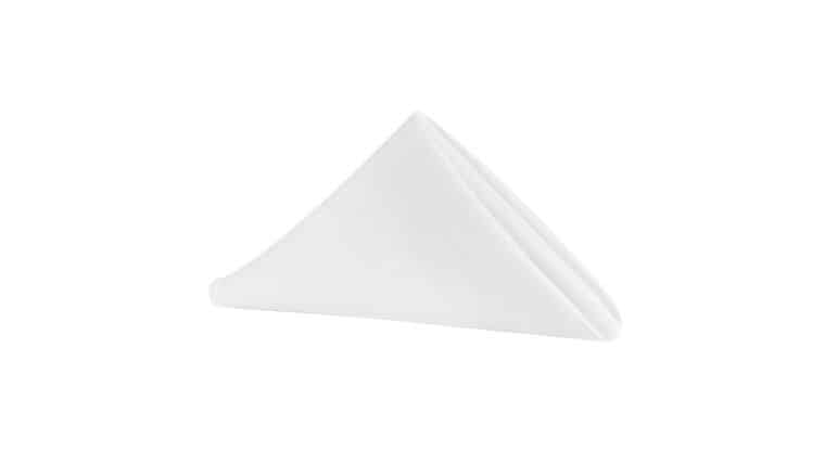 Polyester | White | 20″ x 20″ Napkin | Rental Polyester | White | 20″ x 20″ Napkin | Rental