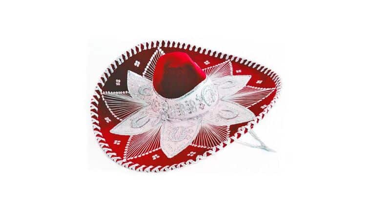 Mariachi Sombrero – Red & Silver | Rental Mariachi Sombrero – Red & Silver | Rental