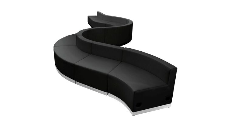 Package – HERCULES Alon Series Black LeatherSoft Reception Configuration, 10 Pieces #6 | Rental