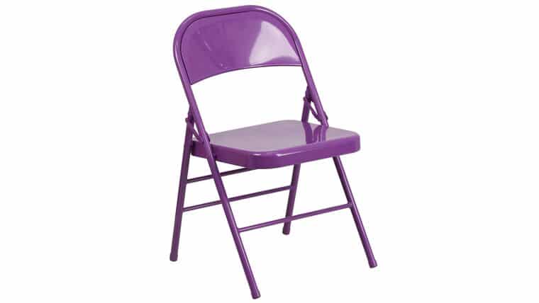 Metal Folding Chair – Impulsive Purple | Rental Metal Folding Chair – Impulsive Purple | Rental