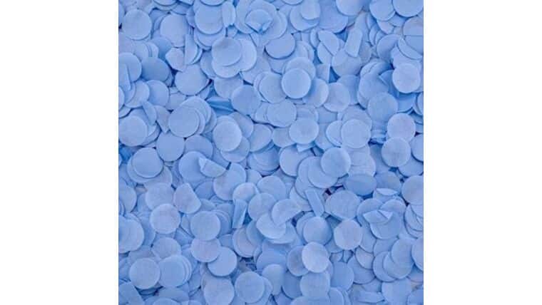 1″ Baby Blue Tissue Circles (1 LB) | Rental