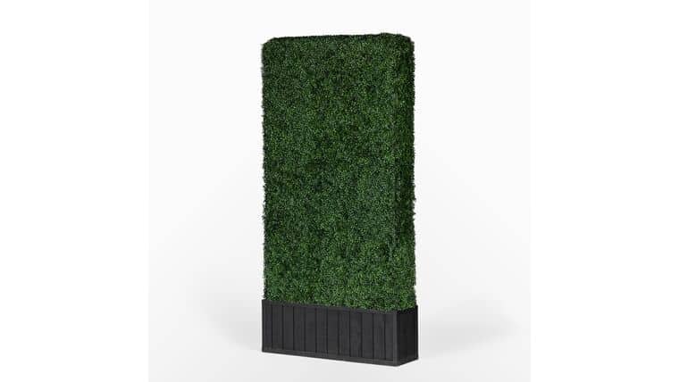8’h x 4’w Boxwood Hedge With Planter | Rental 8’h x 4’w Boxwood Hedge With Planter | Rental