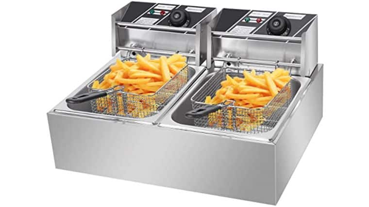 Fryer – 2 Basket Commercial Table Top Electric Deep Fryer | Rental