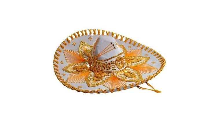 Mariachi Sombrero – White & Gold | Rental Mariachi Sombrero – White & Gold | Rental