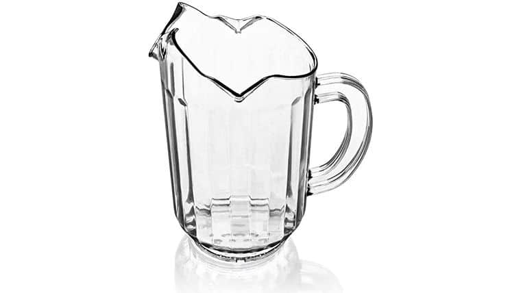 Pitcher/Carafe – 64 oz. Plastic 3 Spout Clear Pitcher | Rental