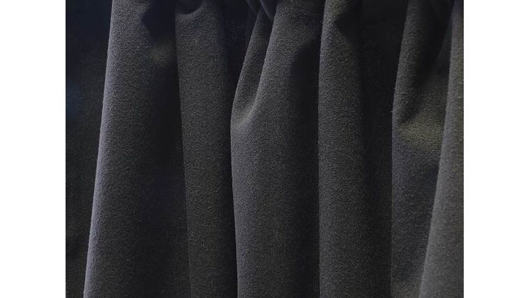 8′ Velour Drape Panel – Black | Rental