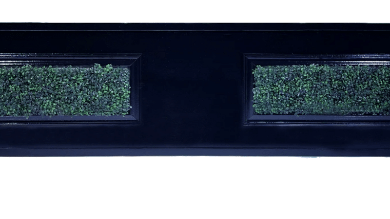 Stage Facade – 8′ Black Hedge | Rental Stage Facade – 8′ Black Hedge | Rental