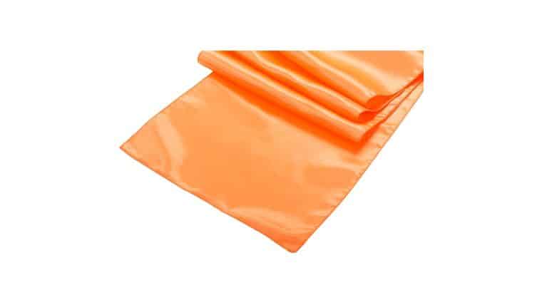 Satin Table Runner – Orange | Rental Satin Table Runner – Orange | Rental