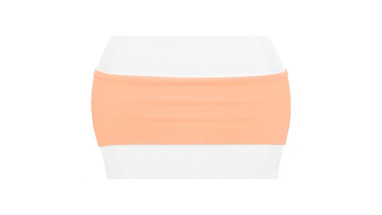 Spandex Chair Band – Peach | Rental