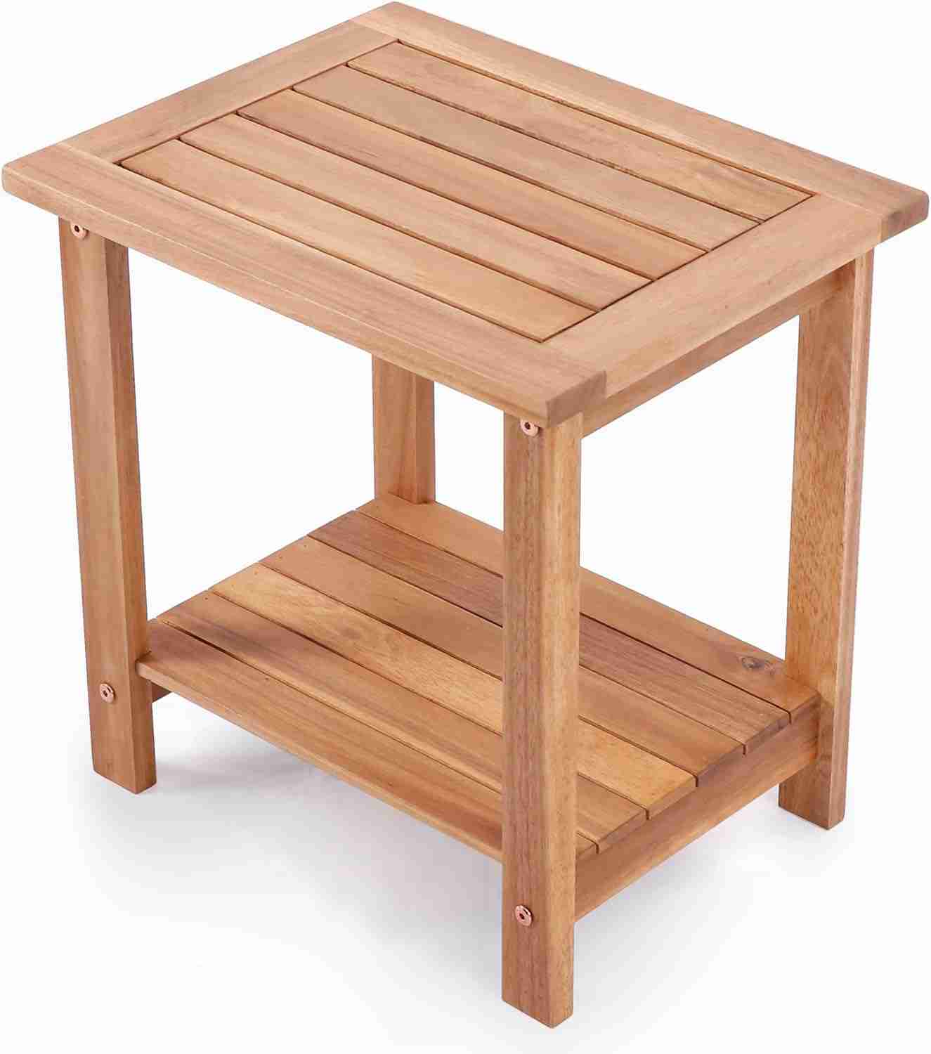 Double Adirondack Side Table | Natural | Rental Double Adirondack Side Table | Natural | Rental