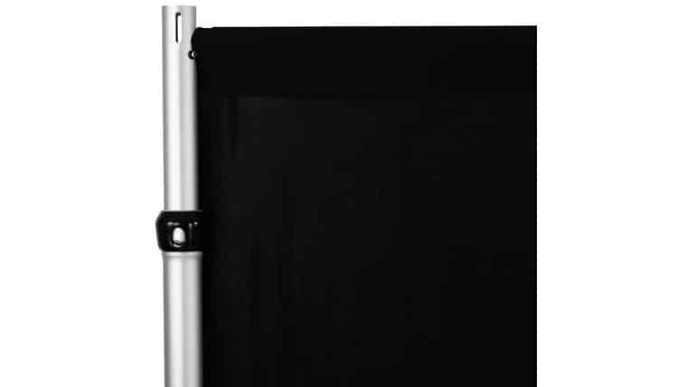 Spandex 4-way Stretch Drape Curtain 12ft H x 60″ W – Black | Rental