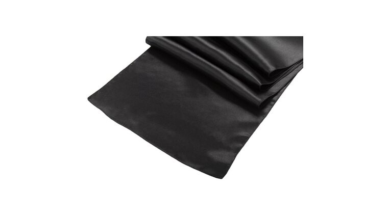 Satin Table Runner – Black | Rental Satin Table Runner – Black | Rental