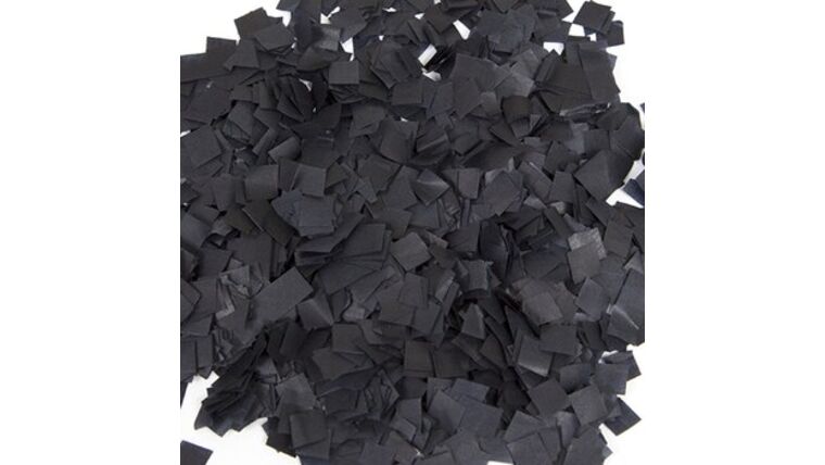 Black Snow Tissue Confetti Bulk (1lb) | Purchase | Rental