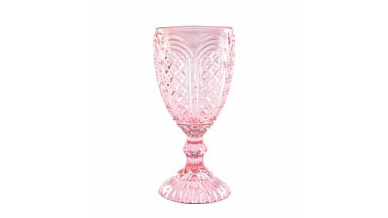 Carousel, Beverage Glass/Goblet – Pink 11oz | Rental Carousel, Beverage Glass/Goblet – Pink 11oz | Rental