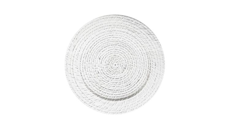Rattan – White Round Charger Plate | Rental Rattan – White Round Charger Plate | Rental