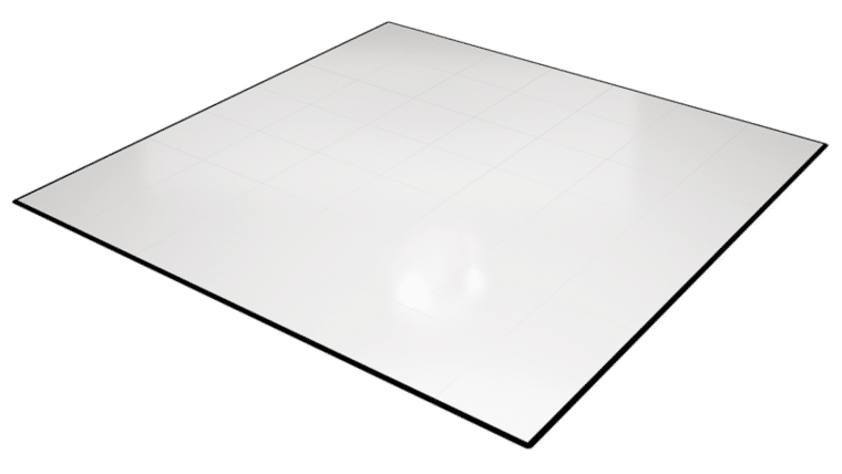 21′ x 21′ Slate White Dance Floor | Rental