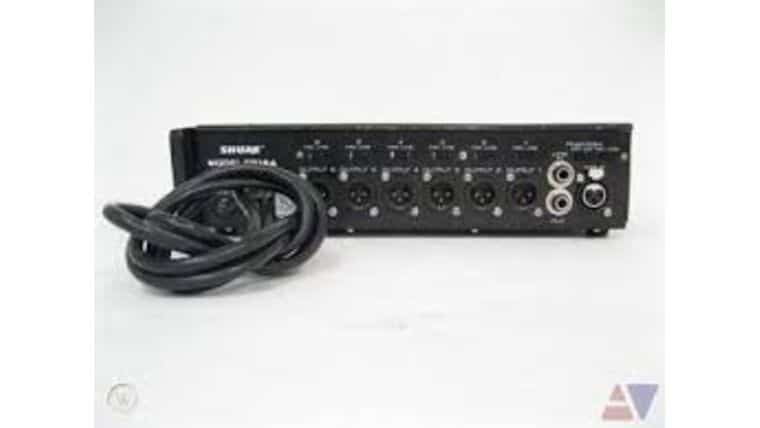 Shure FP16A Mixer – 1×6 Press Patch Bay | Rental