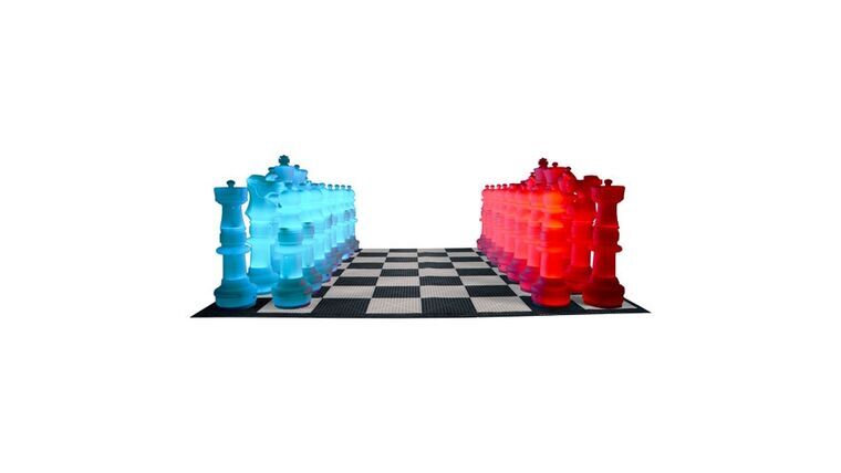37″ Plastic LED Illuminated Giant Chess Set | Rental 37″ Plastic LED Illuminated Giant Chess Set | Rental