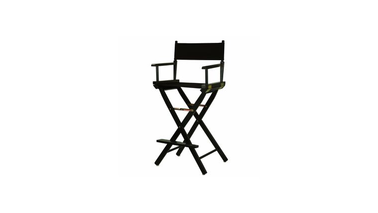 Directors Chair – Black Wood Bar Height Directors Chair Barstool Height Frame (Frame Only) – 30″ | Rental Directors Chair – Black Wood Bar Height Directors Chair Barstool Height Frame (Frame Only) – 30″ | Rental
