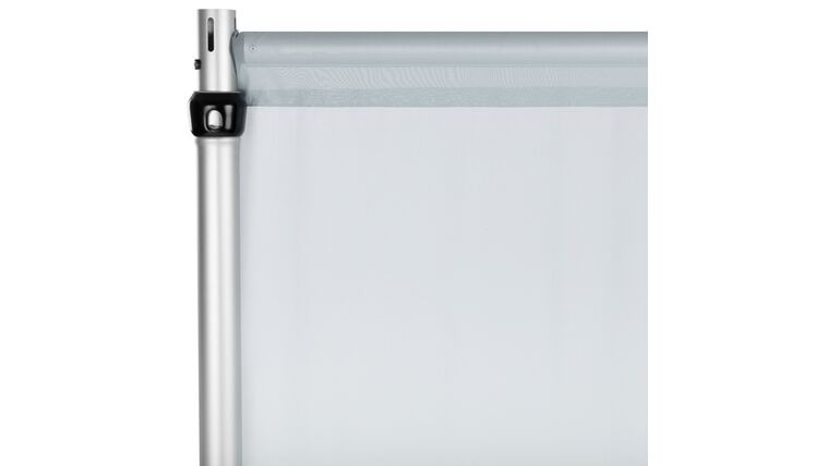 Chiffon Curtain Drape 10ft H x 58″ W Panel – Dusty Blue | Rental