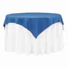 Polyester Square 54″ Overlay/Tablecloth – Royal Blue | Rental Polyester Square 54″ Overlay/Tablecloth – Royal Blue | Rental