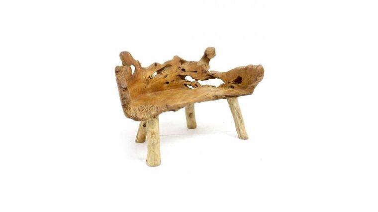 Wooden Root Bench – Medium | Rental Wooden Root Bench – Medium | Rental