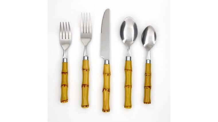 Package – Bamboo Natural 5 Piece Flatware Set | Rental Package – Bamboo Natural 5 Piece Flatware Set | Rental