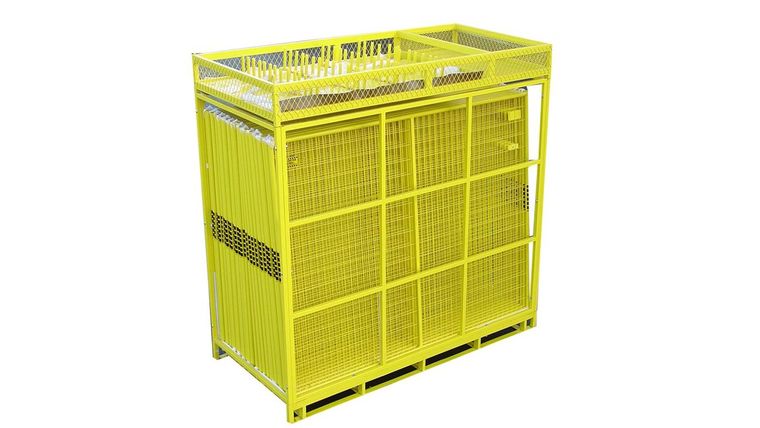 210′ Yellow Full Pallet Of Perimeter Patrol Fencing | Rental