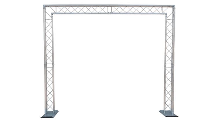 8′ LCD/Plasma Global Truss Chrome Stand, Mount & Base | Rental 8′ LCD/Plasma Global Truss Chrome Stand, Mount & Base | Rental