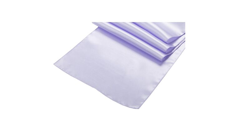Satin Table Runner – Lavender | Rental Satin Table Runner – Lavender | Rental