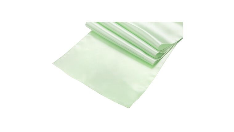 Satin Table Runner – Mint Green | Rental Satin Table Runner – Mint Green | Rental