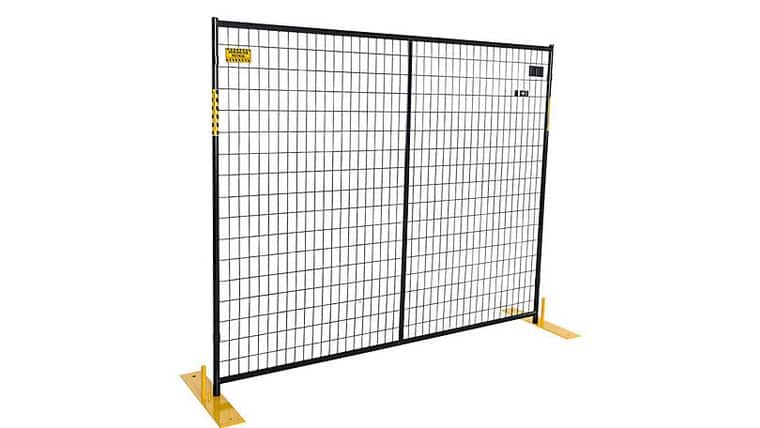 7.25′ x 6’H Black Perimeter Patrol Temporary Fencing Panels | Rental 7.25′ x 6’H Black Perimeter Patrol Temporary Fencing Panels | Rental