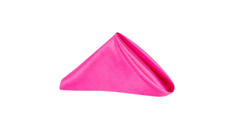 Satin Napkin 20″x20″ – Fuchsia | Rental
