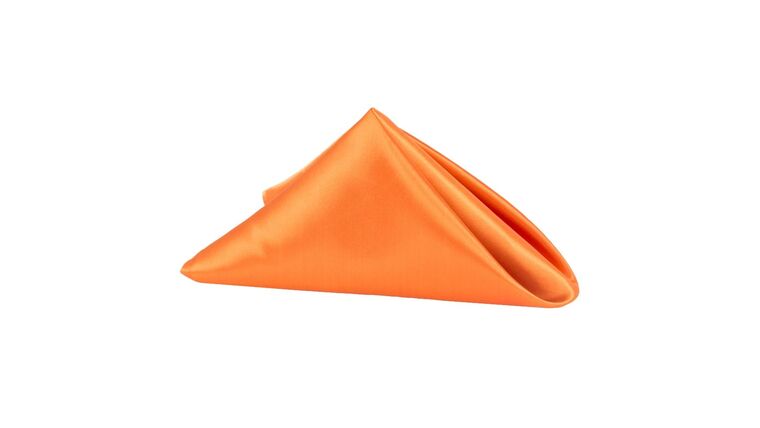 Satin Napkin 20″x20″ – Burnt Orange | Rental