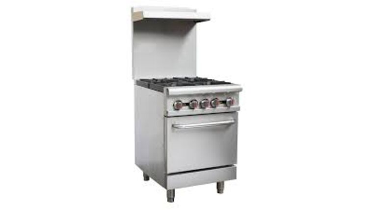 4 Burner Propane Commercial Oven | Rental